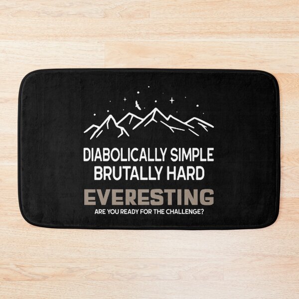 Item preview, Everesting - Diabolically Simple. Brutally Hard designed and sold by MoonsmileProd.