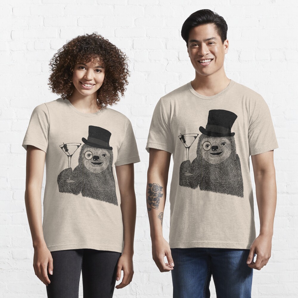 Más bien Slothisticated Camiseta esencial