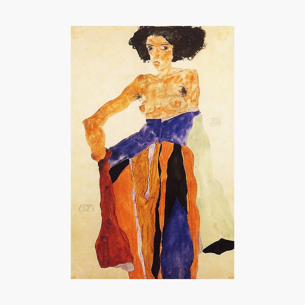 Egon Schiele Fine Art PrintPoster. 003691 Moa