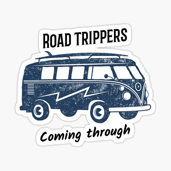Road trippers coming through Sticker