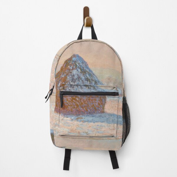 Item preview, Wheatstacks, Snow Effect, Morning (Meules, Effet de Neige, Le Matin) - Claude Monet designed and sold by themasters.