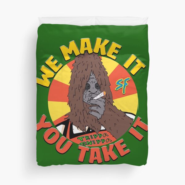 Sassy Foods The Big Lez Show Duvet Cover