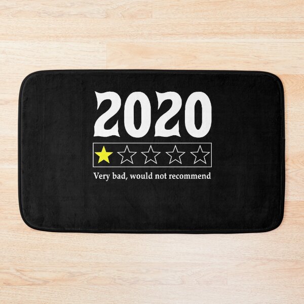 Item preview, 2020 Very Bad Would Not Recommend One Star Review Funny Gift designed and sold by Md. Manjur Ahamed.