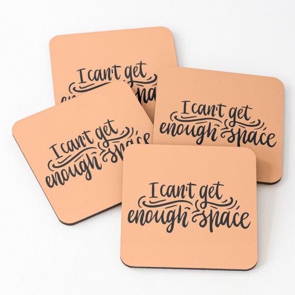 Item preview, I can't get enough space (Foals lyrics) designed and sold by letterbrighter.