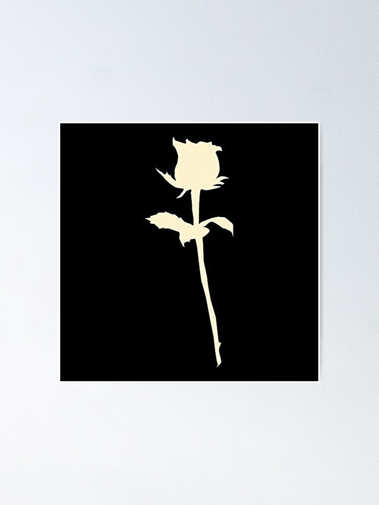 "Guccihighwaters rose logo" Poster by SadBoyBoutique Redbubble