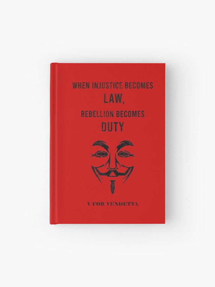 V For Vendetta Quote &quot; Journal for Sale by Forevercreative | Redbubble