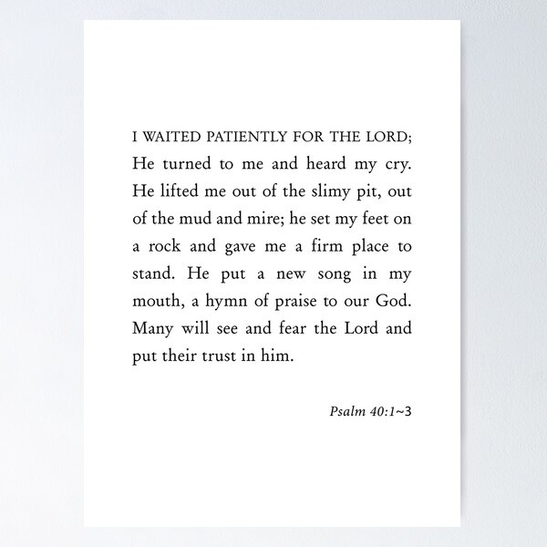 Item preview, Psalm 40:1-3  I waited patiently for the Lord designed and sold by corbrand.