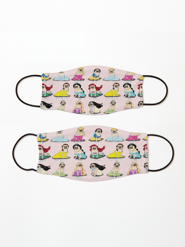 Alternate view of Pug Princesses Mask