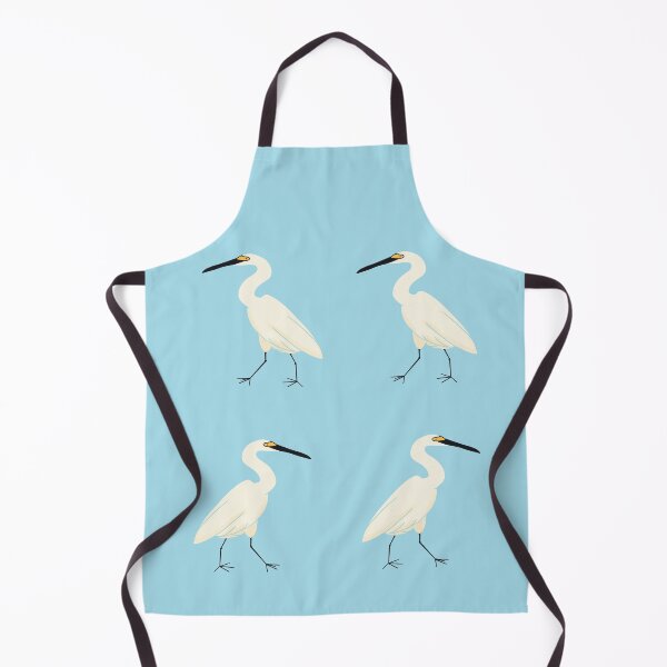 Item preview, Beach Egret pattern designed and sold by CoffeePandaArt.
