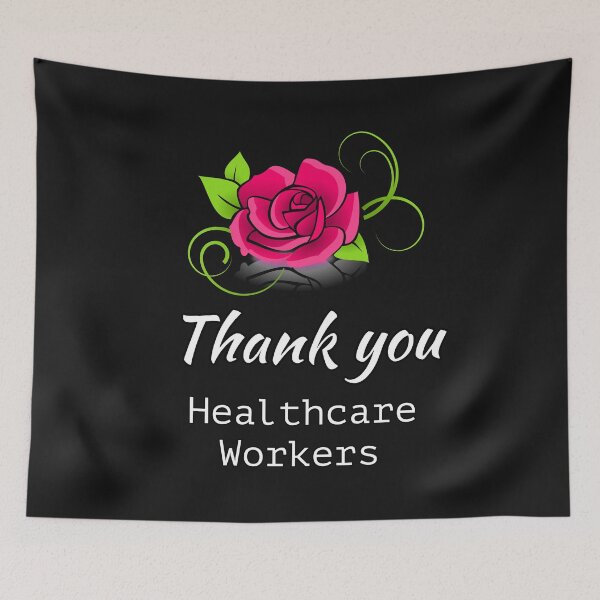 Item preview, Thank you healthcare workers, roses for you designed and sold by doctors-apparel.