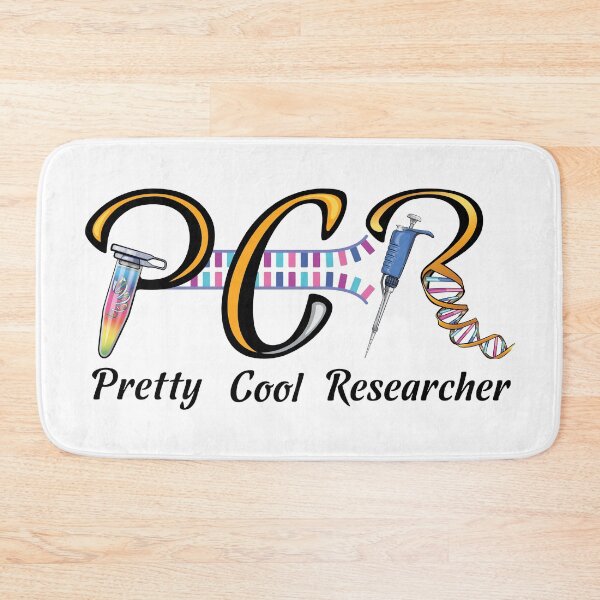 Item preview, PCR - Pretty Cool Researcher with Pipette DNA and PCR vial designed and sold by Zit-Zat-Zot.