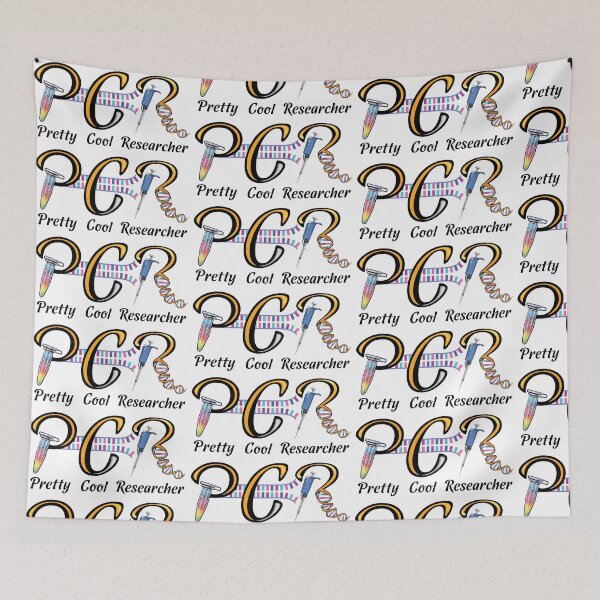 Item preview, PCR - Pretty Cool Researcher with Pipette DNA and PCR vial designed and sold by Zit-Zat-Zot.