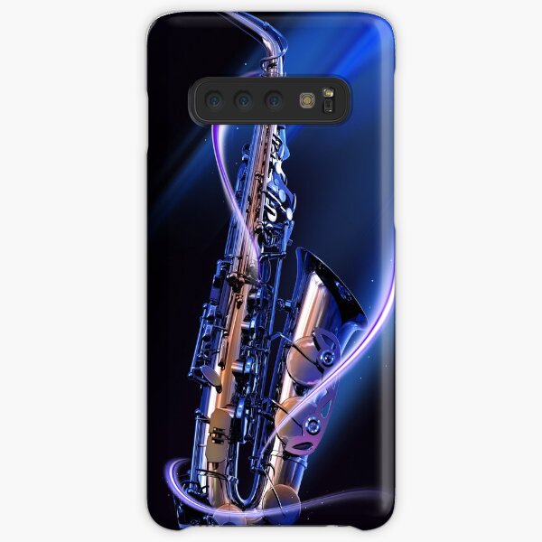 Blue Saxophone Samsung Galaxy Snap Case