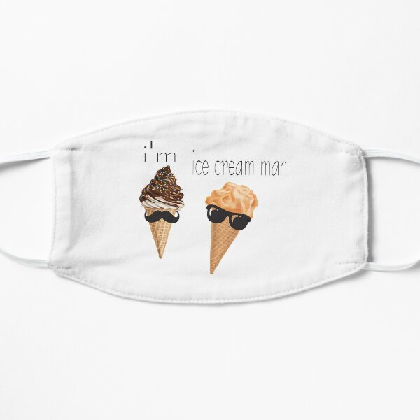 Ice Cream Man Face Masks Redbubble