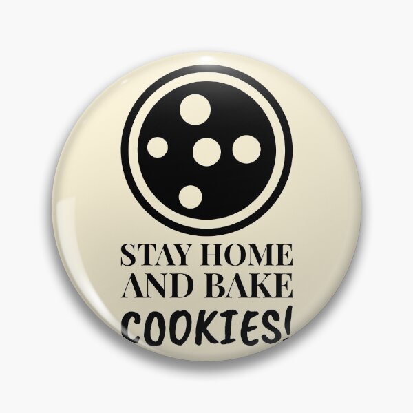 Item preview, Stay Home And Bake Cookies Simple Outline designed and sold by Telle Garcia.