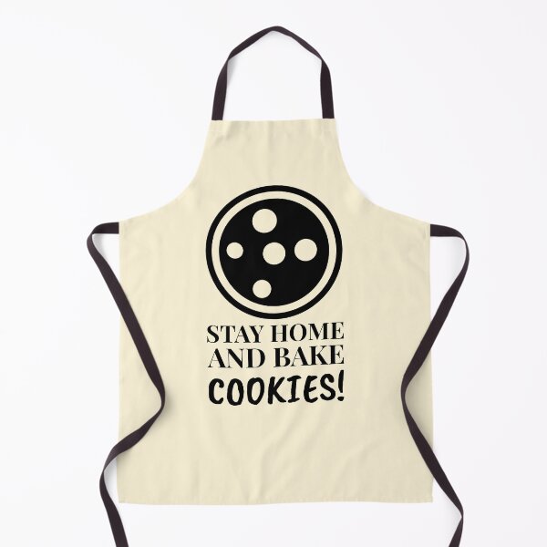Item preview, Stay Home And Bake Cookies Simple Outline designed and sold by Telle Garcia.