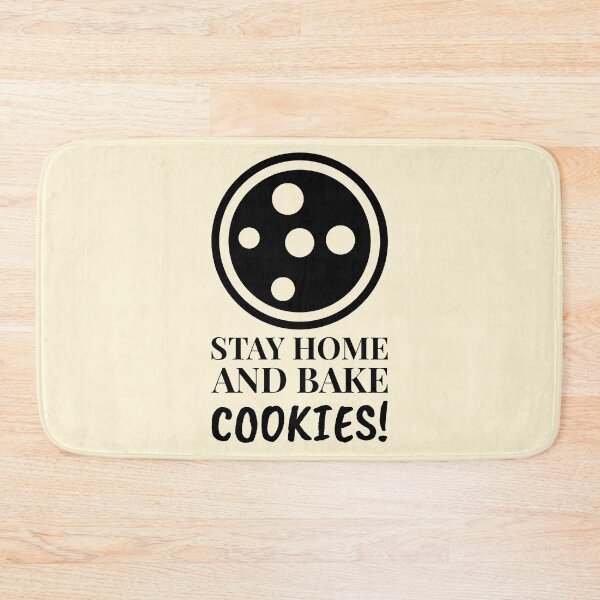 Item preview, Stay Home And Bake Cookies Simple Outline designed and sold by Telle Garcia.