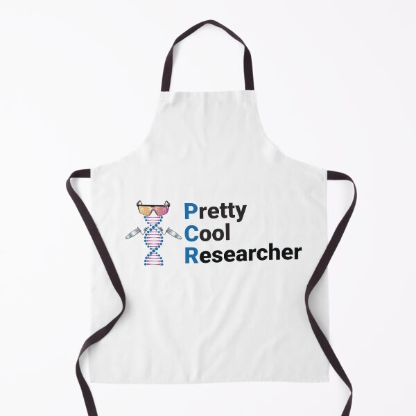 Item preview, PCR Pretty Cool Researcher Funny Character Logo designed and sold by Zit-Zat-Zot.