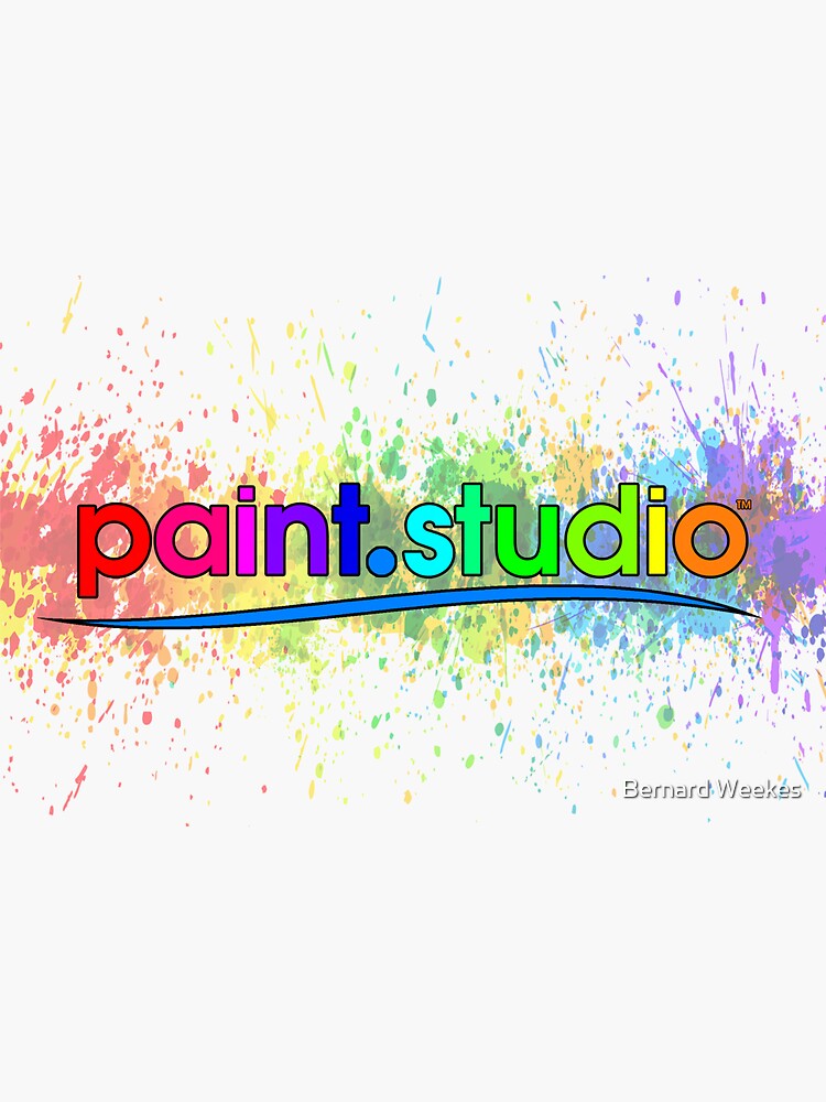 "Paint.Studio Logo" Sticker by BernardWeekes | Redbubble