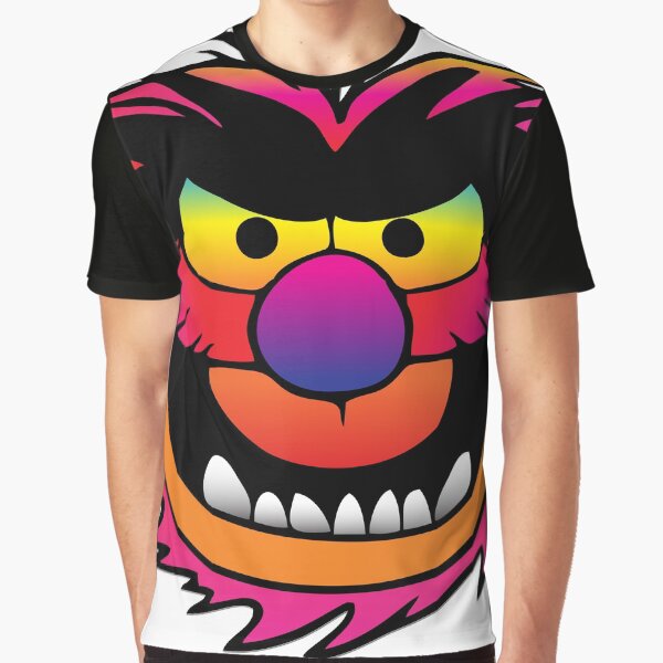 Muppet Face Animal Graphic T-Shirt
