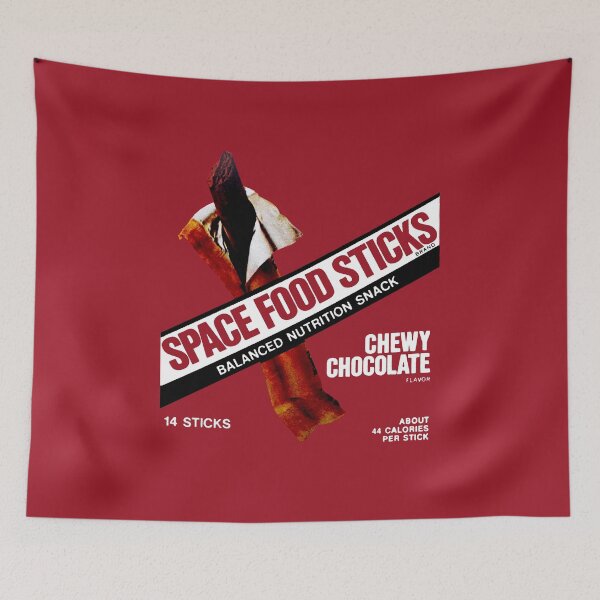 Artikelvorschau, SPACE FOOD STICKS WRAPPER entworfen und verkauft von ThrowbackAds.