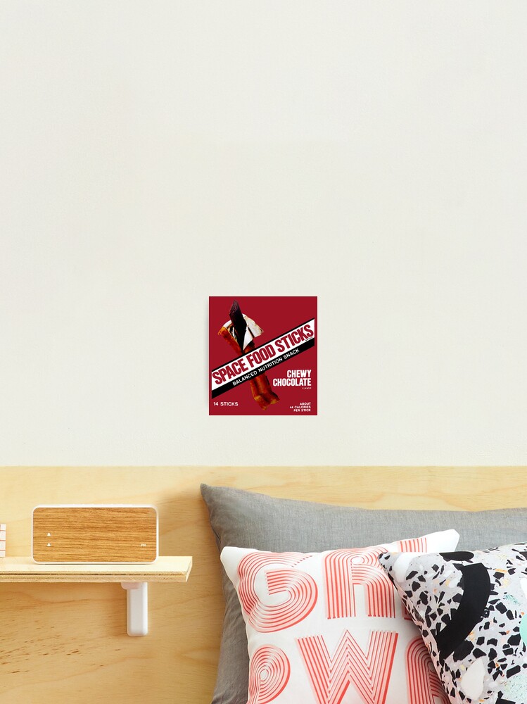 Thumbnail 1 of 3, Photographic Print, SPACE FOOD STICKS WRAPPER designed and sold by ThrowbackAds.