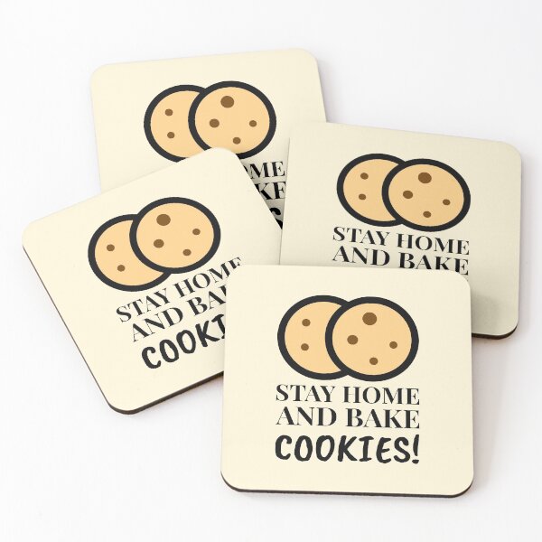 Item preview, Stay Home And Bake Cookies Yummy Pair designed and sold by Telle Garcia.