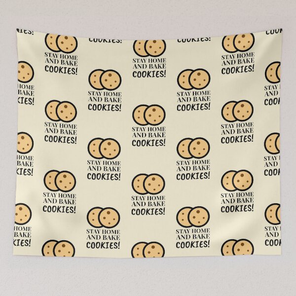 Item preview, Stay Home And Bake Cookies Yummy Pair designed and sold by Telle Garcia.