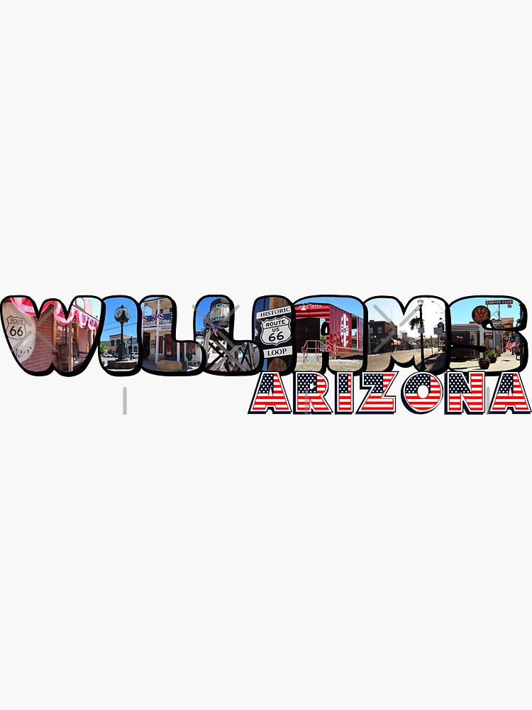 Williams Arizona Big Letter by ButterflysAttic