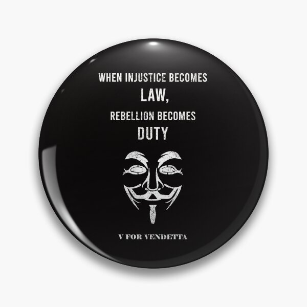 Item preview,  V For Vendetta Quote  designed and sold by Forevercreative.