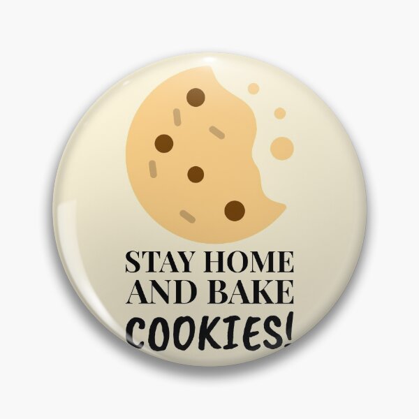 Item preview, Stay Home And Bake Cookies Bite Mark designed and sold by Telle Garcia.