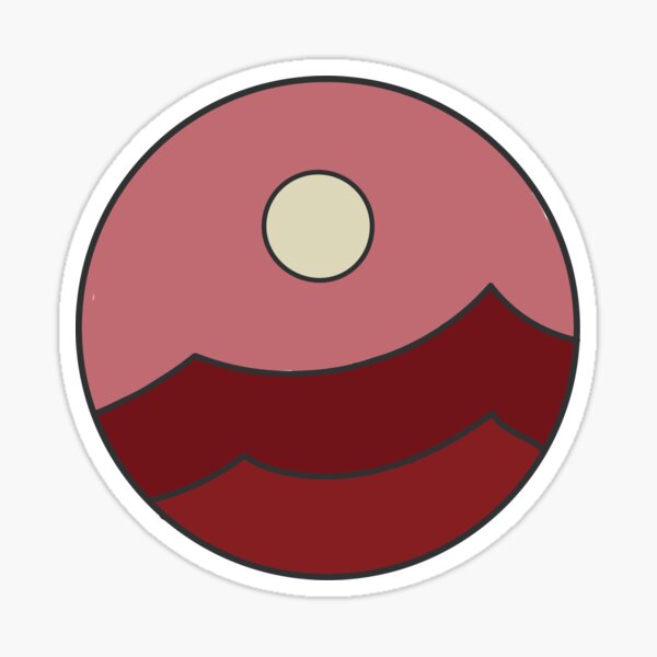 5sos Red Desert Sticker