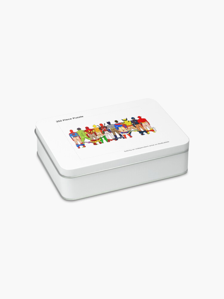 Alternate view of Superhero Butts Jigsaw Puzzle
