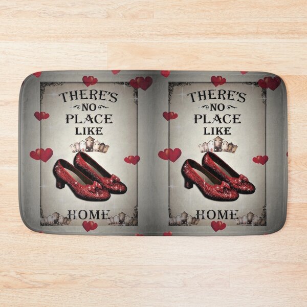 Item preview, tshirt cushion poster decor desigh home is where the heart is  ruby slippers oz masks  designed and sold by mystic lady vintage art and fashion designs.