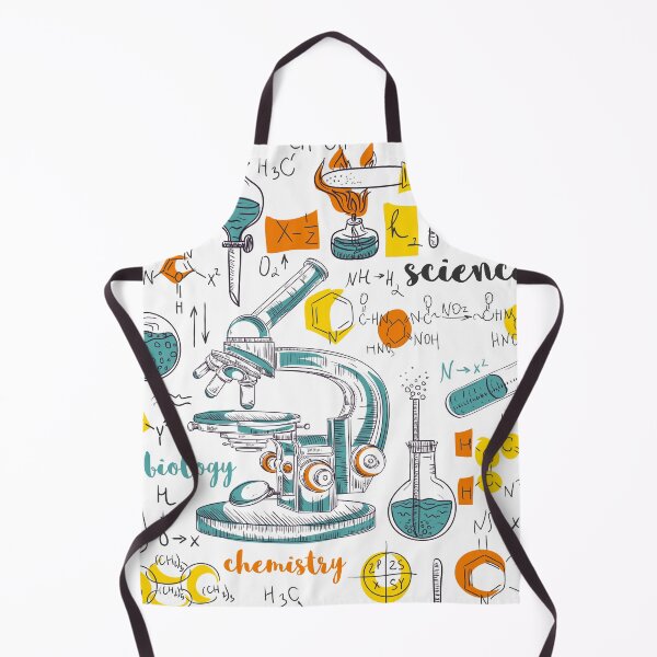 Item preview, Vintage seamless pattern old chemistry laboratory with microscope, tubes and formulas. designed and sold by kateja.