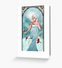 Queen of Ice and Snow Greeting Card