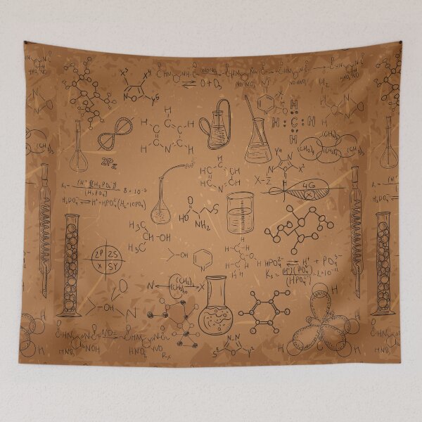 Item preview, Old chemistry laboratory pattern designed and sold by kateja.