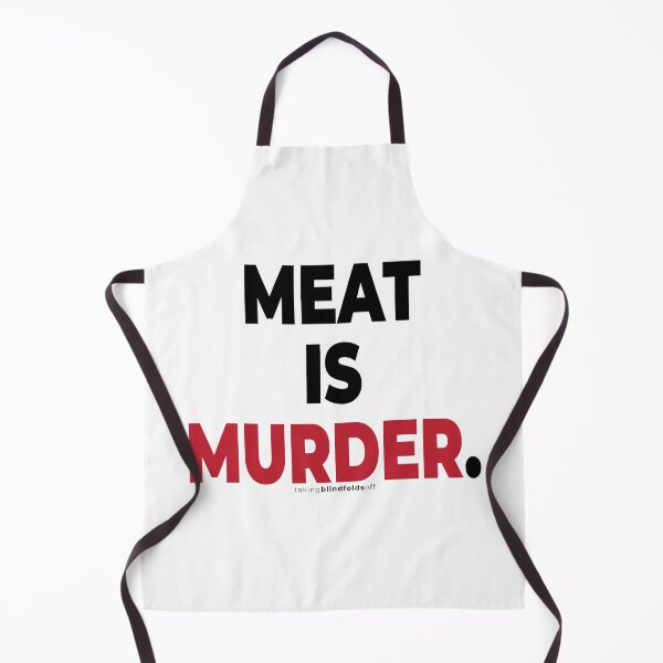 Item preview, Meat is murder. - Vegan Activist Graphics #takingblindfoldsoff 19 v2 designed and sold by blindfoldsoff.