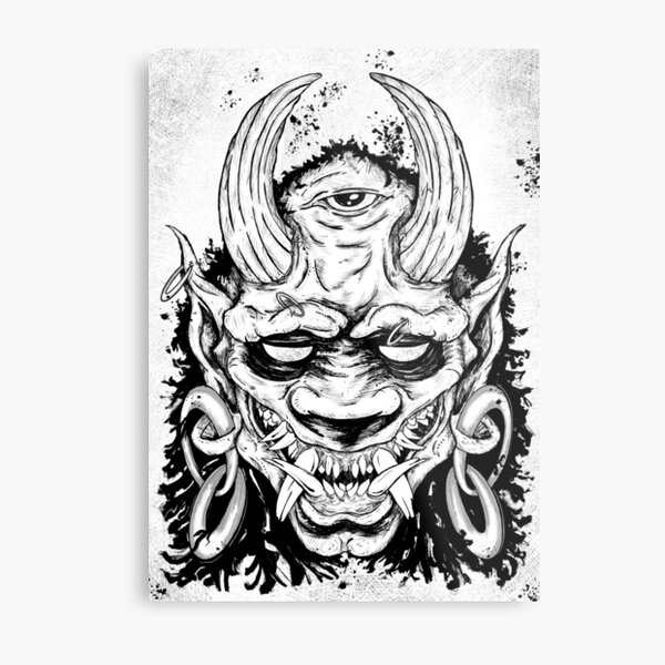 Oni Mask Metallbild