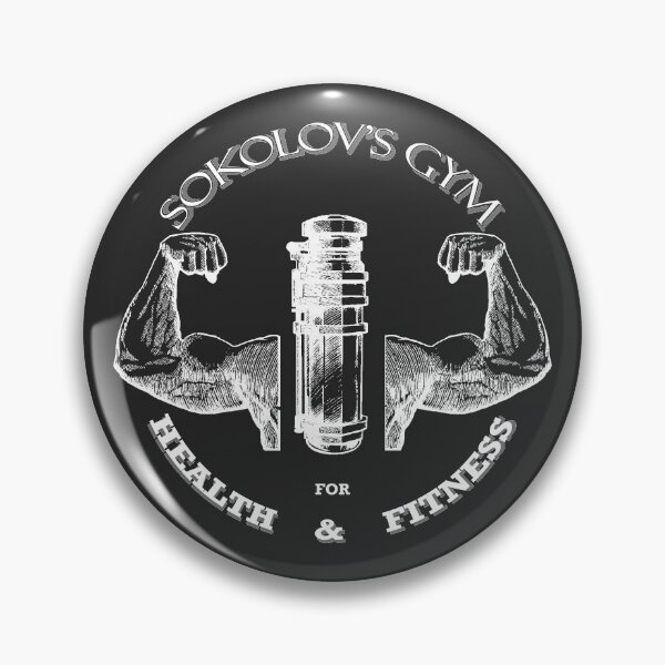 Item preview, Sokolov's Gym - White - Round designed and sold by Anguru.