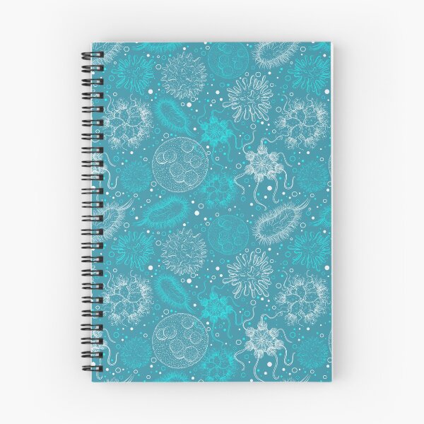 Item preview, Seamless pattern with microbes and viruses. designed and sold by kateja.