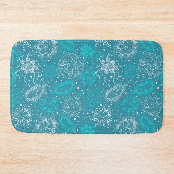 Item preview, Seamless pattern with microbes and viruses. designed and sold by kateja.