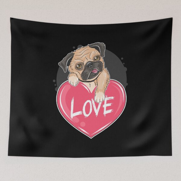 Item preview, Pug love designed and sold by T-Jays Lounge.