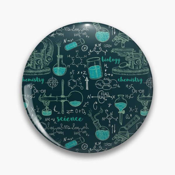 Item preview, Vintage seamless pattern old chemistry laboratory with microscope, tubes and formulas. designed and sold by kateja.