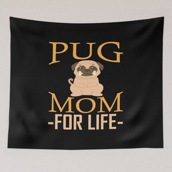 Item preview, Pug mom for life designed and sold by T-Jays Lounge.