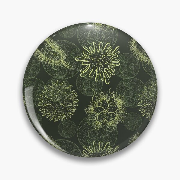 Item preview, Seamless pattern with microbes and viruses. designed and sold by kateja.