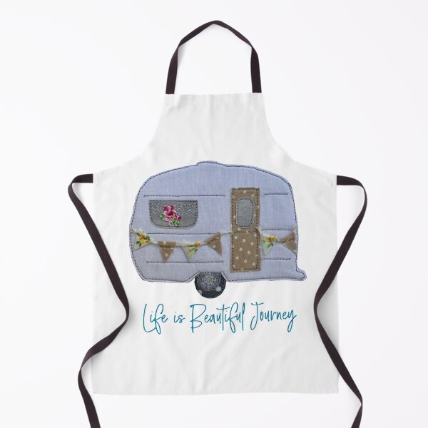 Item preview, #Life is a beautiful journey Caravan designed and sold by Leatextileart.