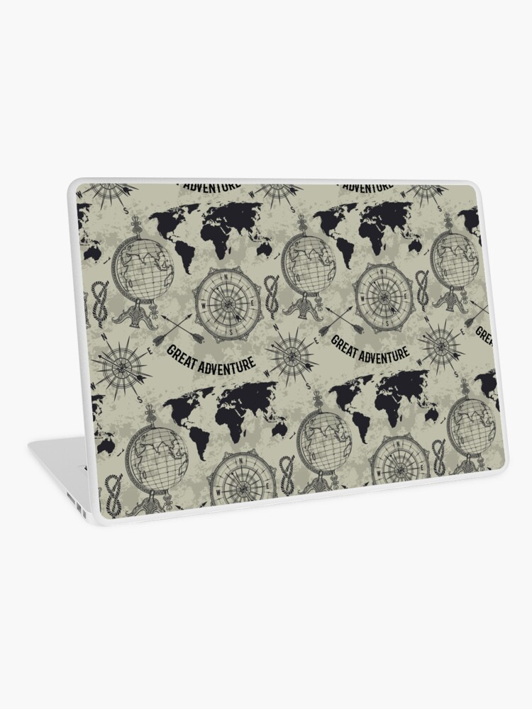 Hand drawn vintage sketch book seamless pattern. Vector