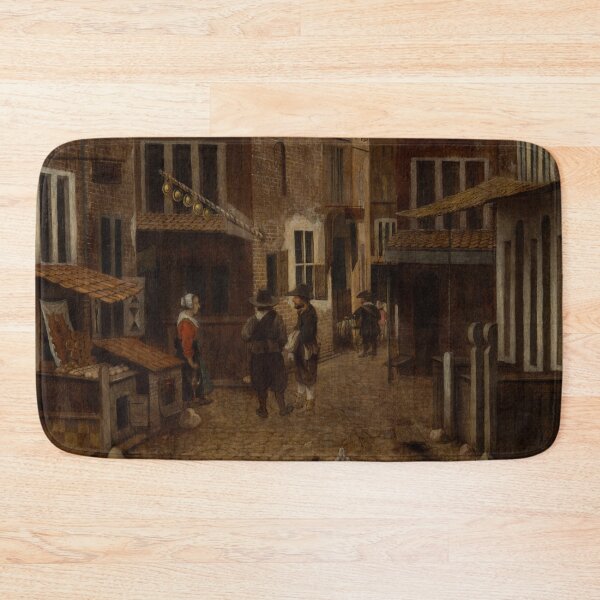 Item preview, Street Scene - Jacobus Vrel designed and sold by themasters.