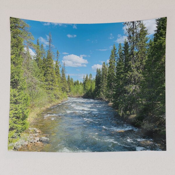 Item preview, Landscape of Mountain River  designed and sold by Sasas Design.
